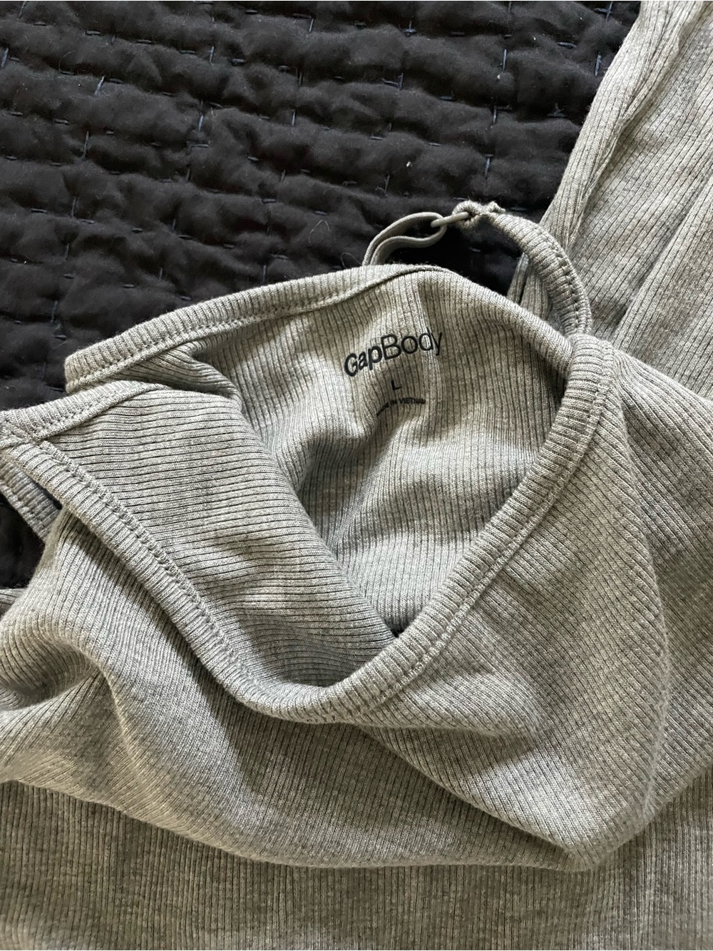 GAP Grey Spaghetti-Strap Maxi Slip Dress - Picture 4 of 4
